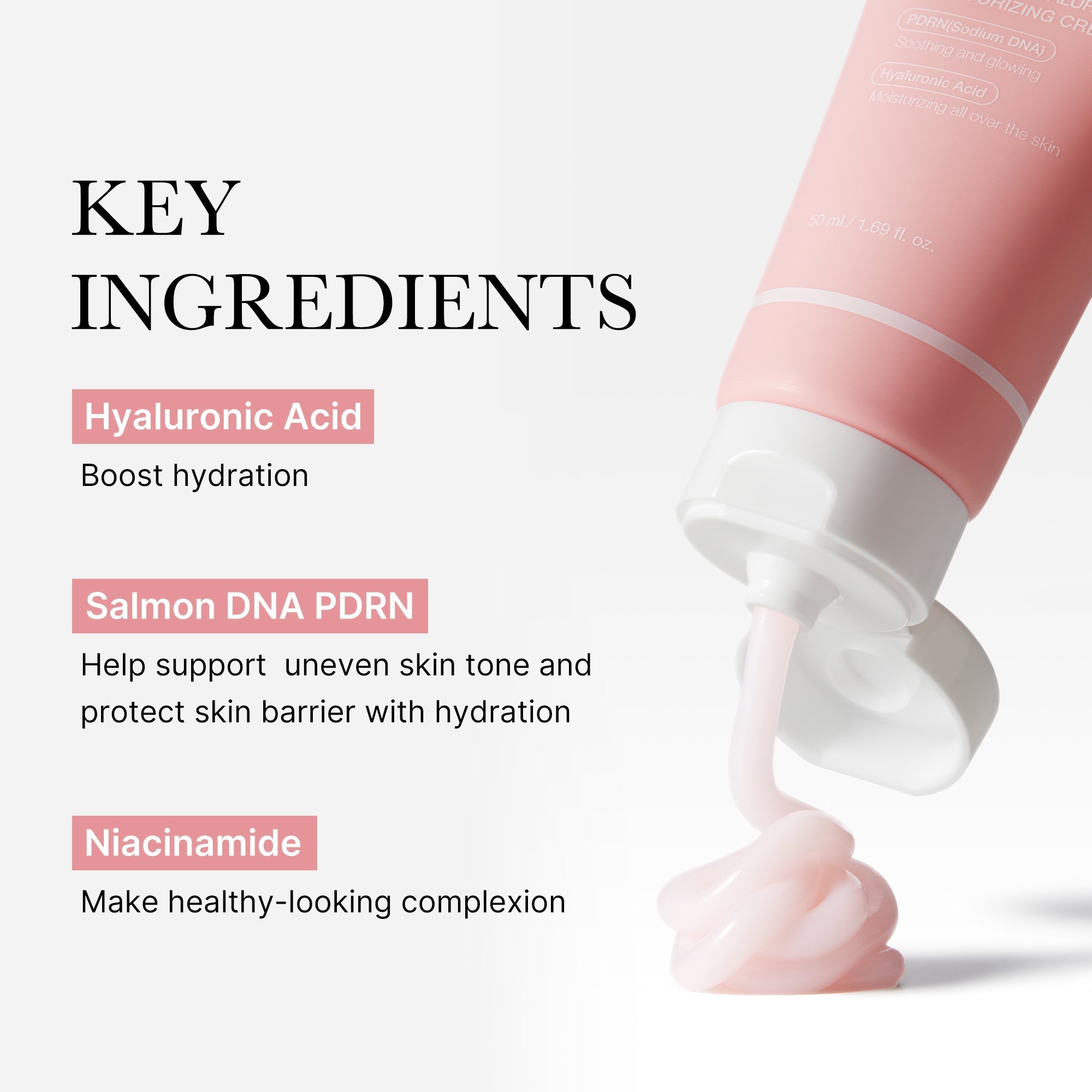 Medicube PDRN Pink Hyaluronic Moisturizing Cream