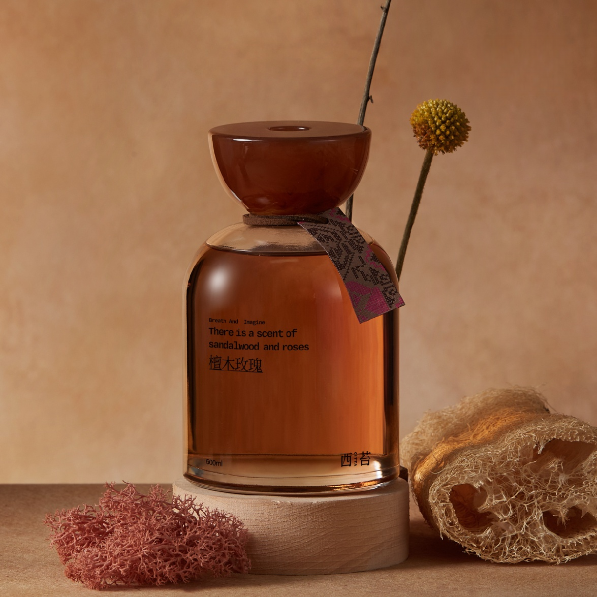 Citta Gold Mountain Rose Series Sandalwood And Roses 500ml