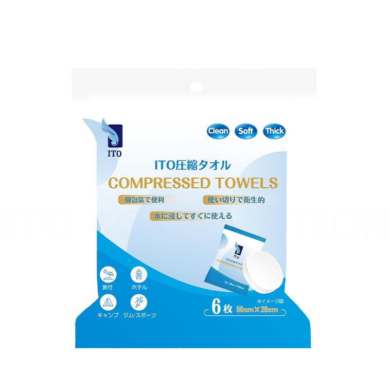 ITO Disposable Compressed Towel 6 Sheets