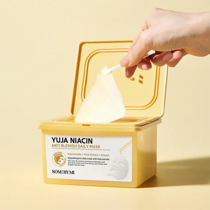 Some By Mi Yuja Niacin Anti-Blemish Daily Mask 30Pcs