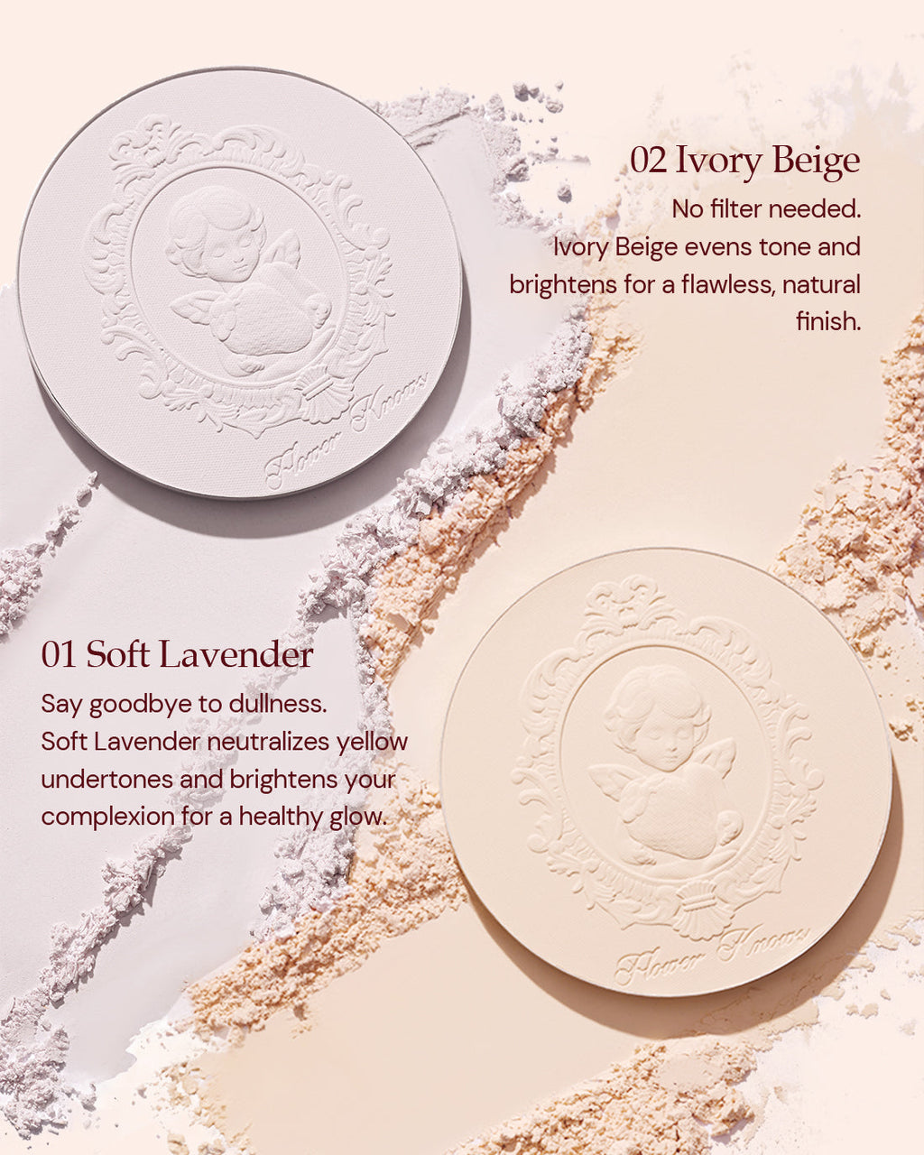 Flower Knows Strawberry Cupid Collection Pressed Powder