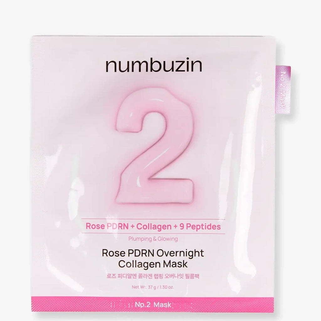 Numbuzin No.2 Rose PDRN Overnight Collagen Mask 1Pc