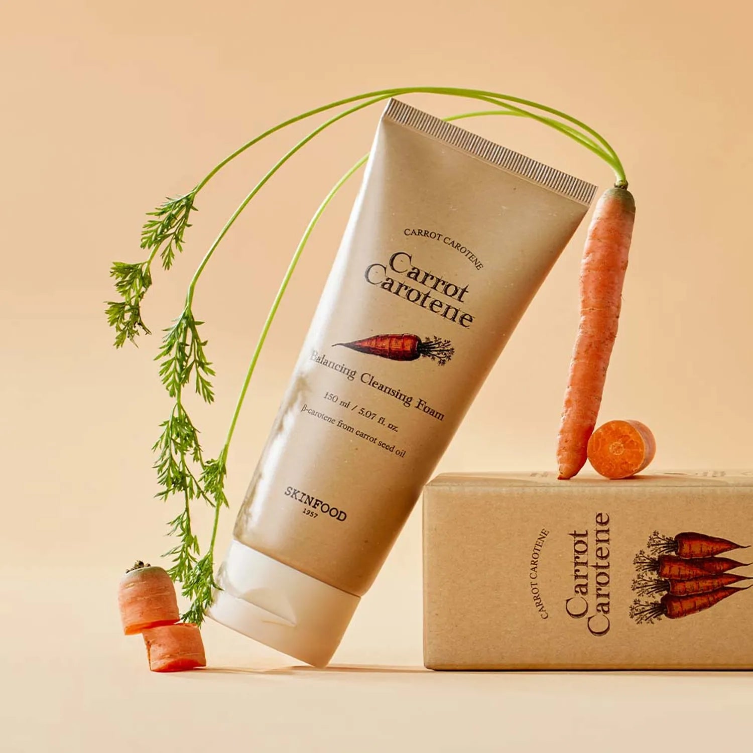 Skinfood Carrot Carotene Balancing Cleansing Foam 150ml