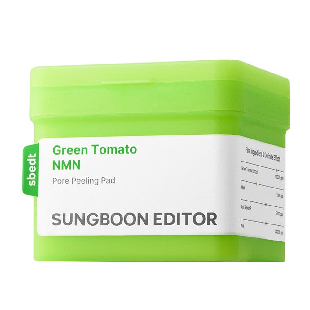 Sungboon Editor Green Tomato NMN Pore Peeling Pad 170ml 60pcs