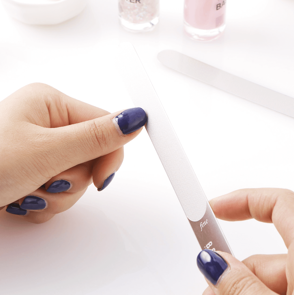 Baren Double Sided Stainless Steel Nail File For Natural Nails