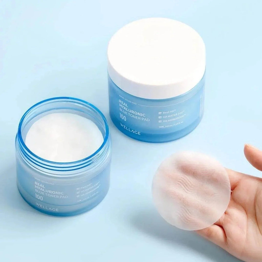 Wellage Real Hyaluronic Blue Toner Pad 210ml
