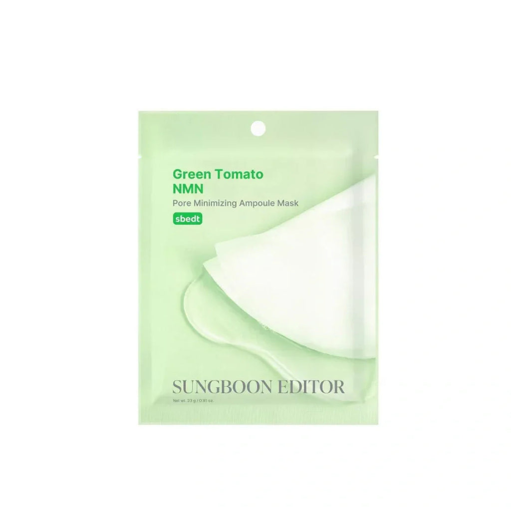 Sungboon Editor Green Tomato NMN Pore Lifting Ampoule Mask 1Pc