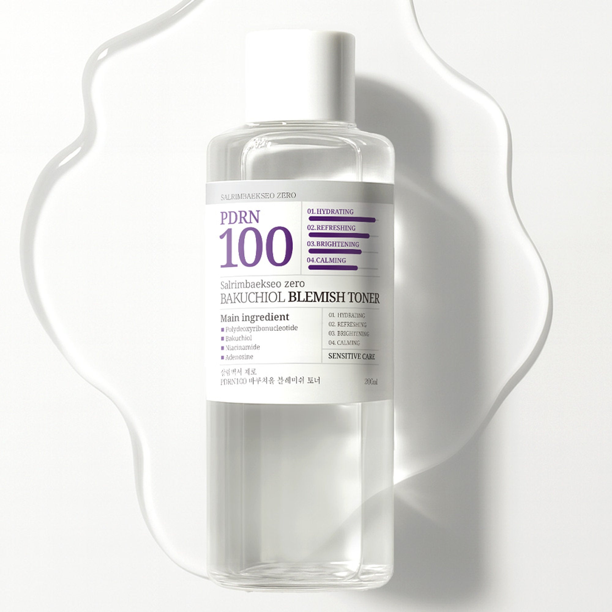 SALRIMBAEKSEO ZERO PDRN100 Bakuchiol Blemish Toner 200ml