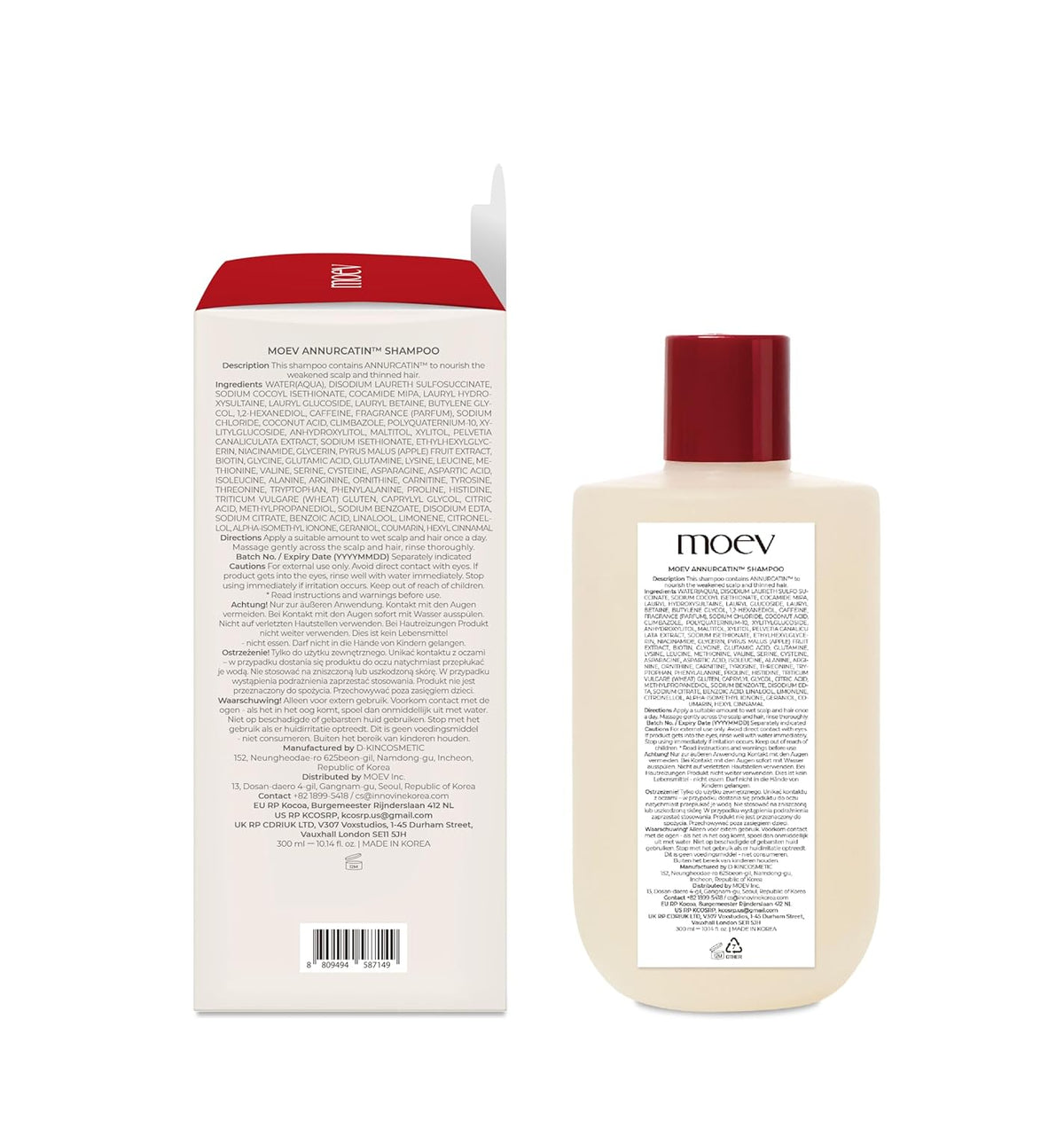 MOEV Annurcatin Shampoo 300ml - Image 2