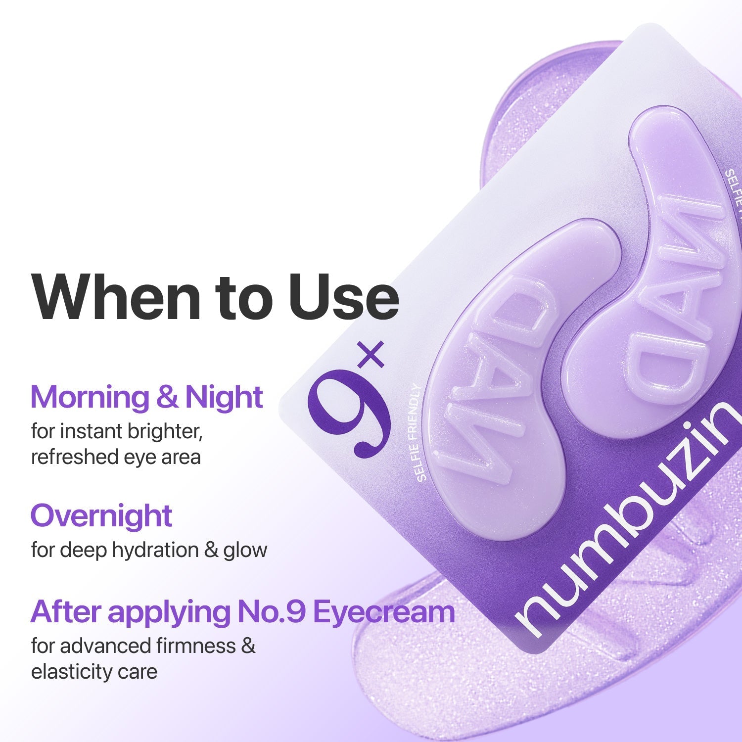 Numbuzin No.9 NAD+ Collagen Under Eye Patches 5ea