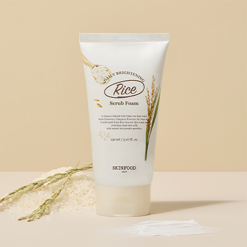 Skinfood Rice Daily Brightening Scrub Foam 150ml