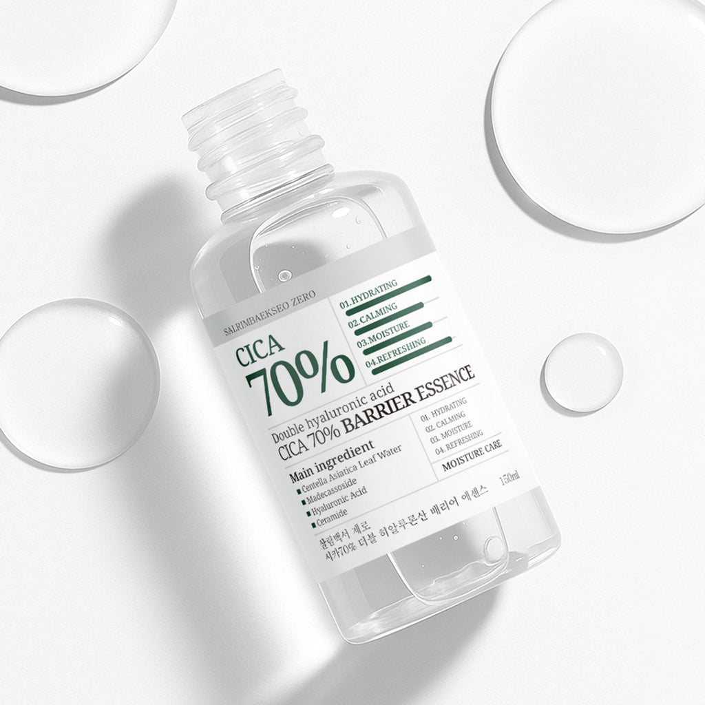 SALRIMBAEKSEO ZERO Double Hyaluronic Acid Cica 70% Barrier Essence 150ml