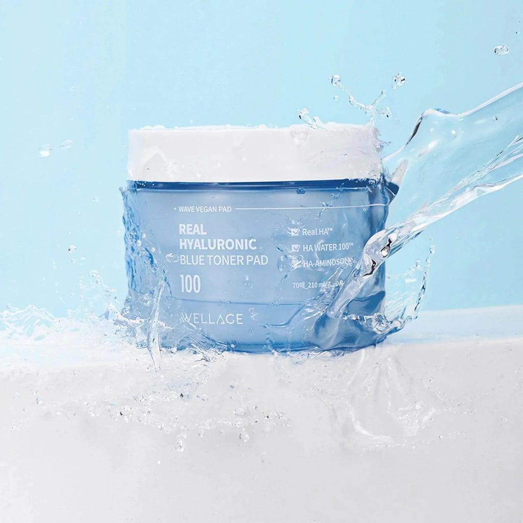 Wellage Real Hyaluronic Blue Toner Pad 210ml