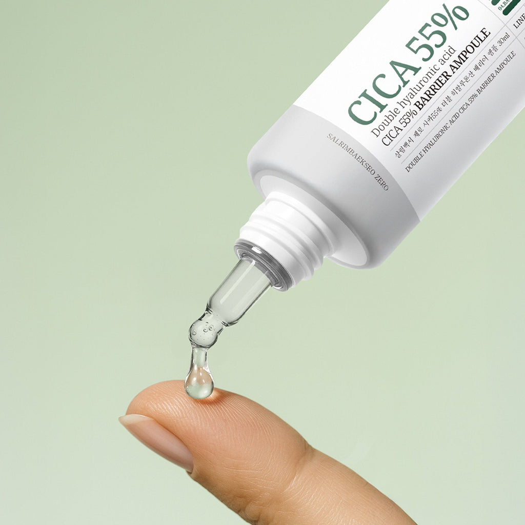 SALRIMBAEKSEO ZERO Double Hyaluronic Acid Cica 55% Barrier Ampoule 30ml