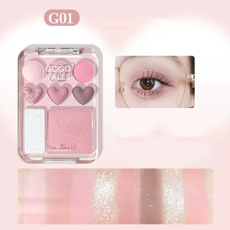 GogoTales Sticky Sweetheart Blush Eyeshadow Palette 9.5g