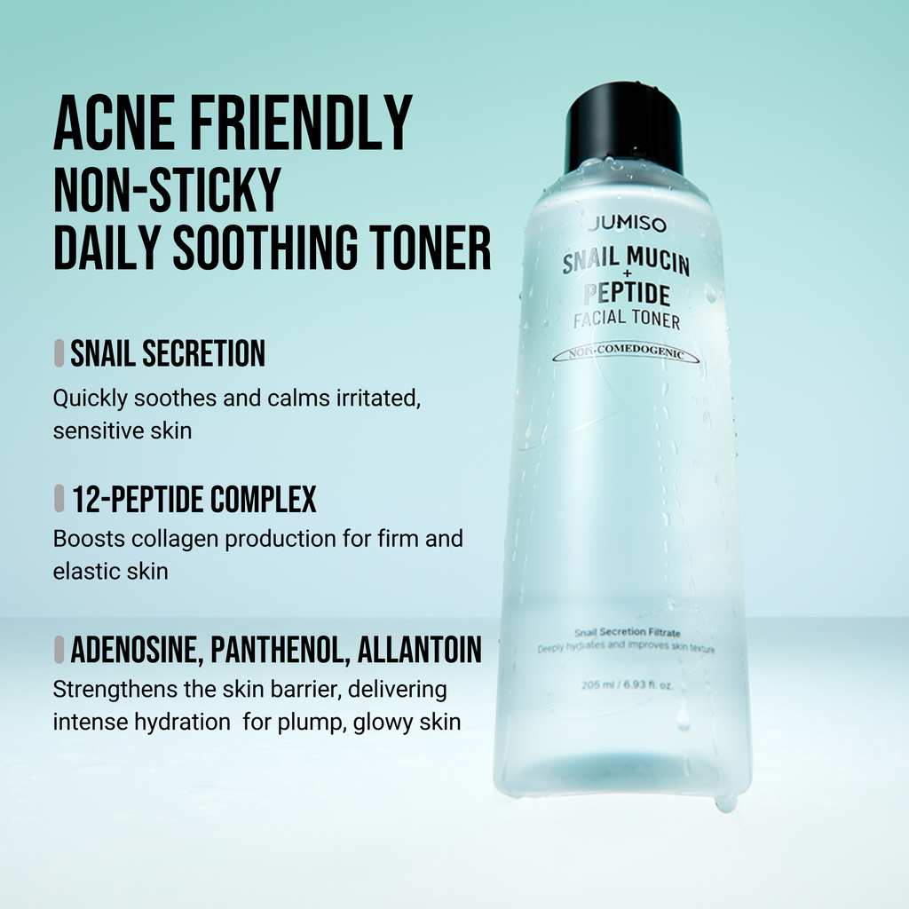 Jumiso Snail Mucin + Peptide Facial Toner 205ml