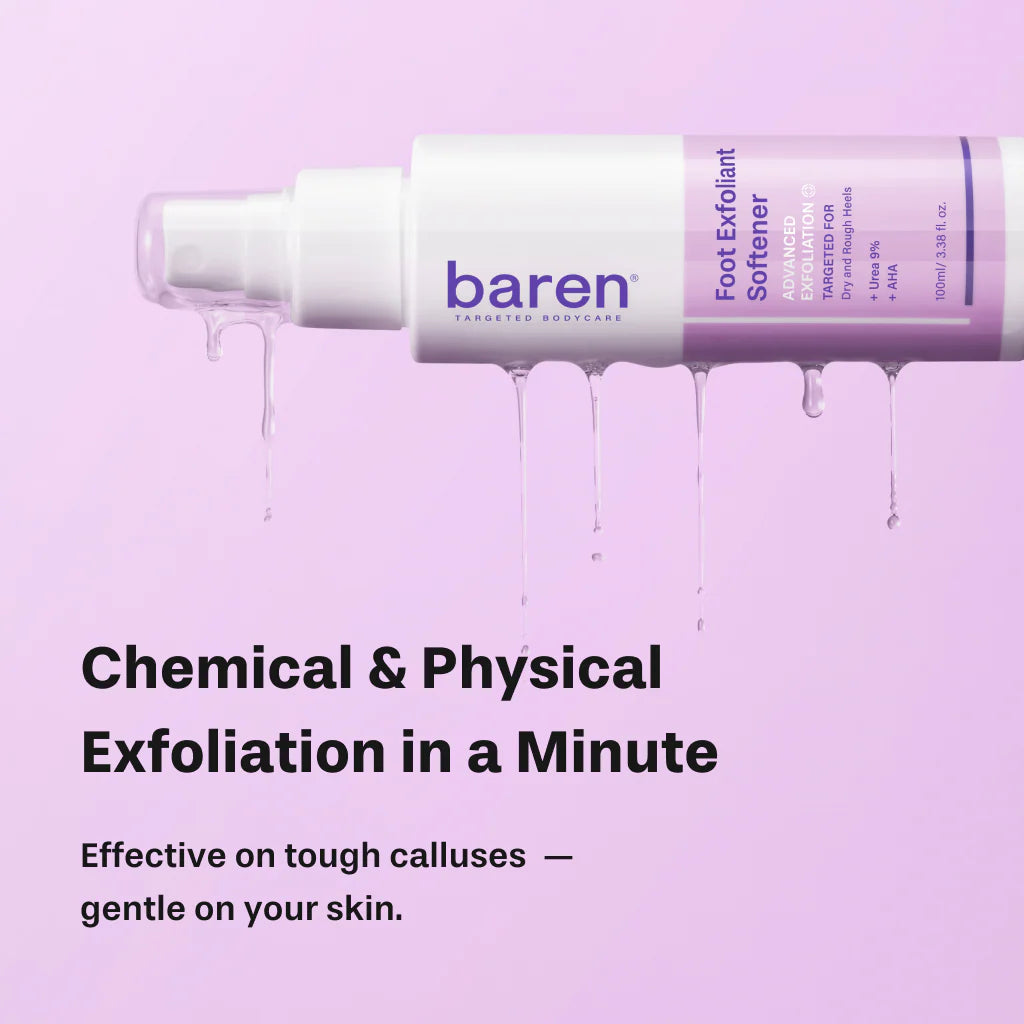 Baren Foot Exfoliant Softener At Home Kit