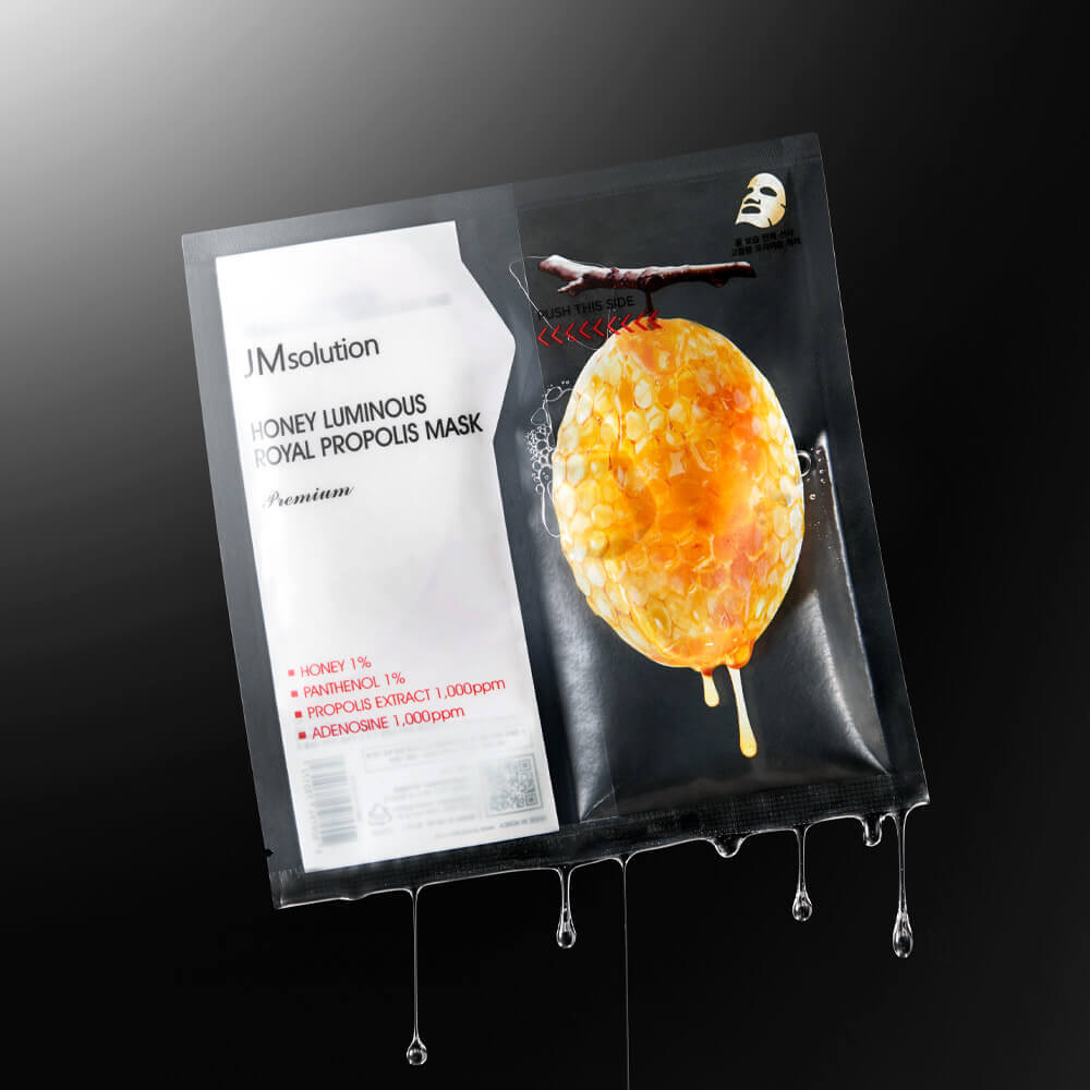 JM Solution Honey Luminous Royal Propolis Mask Premium 1Pc