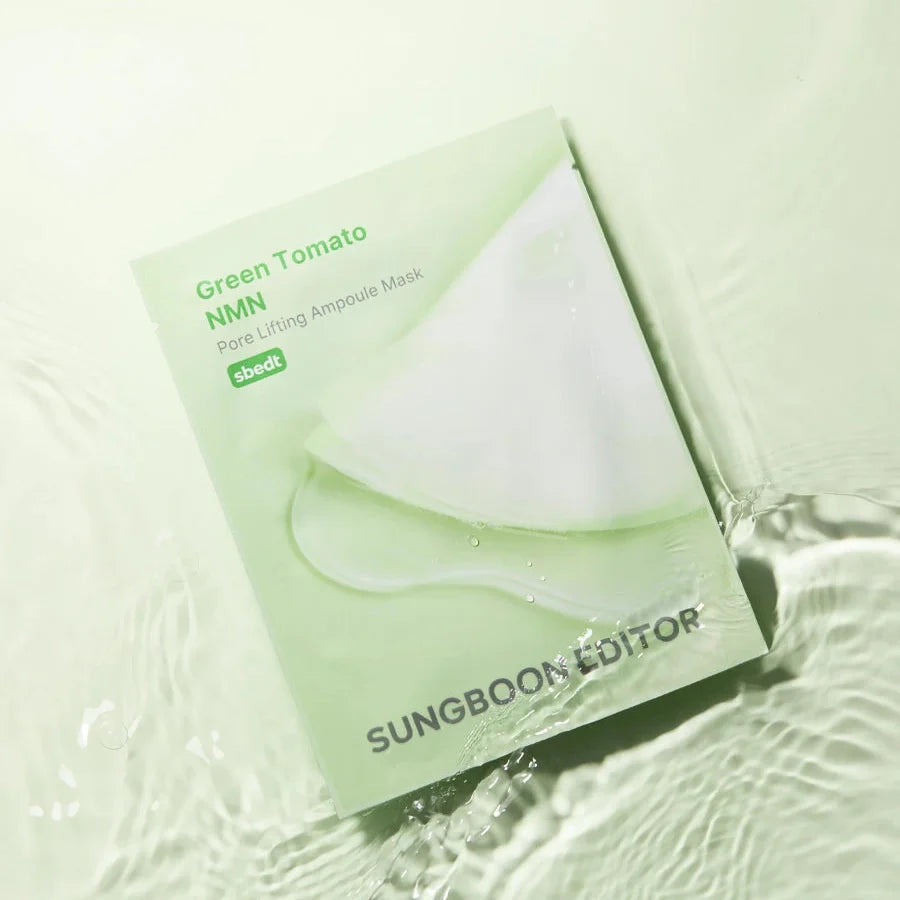 Sungboon Editor Green Tomato NMN Pore Lifting Ampoule Mask 1Box