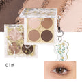 Flortte Nice to Meet Chu 4-color Eyeshadow Palette 4g