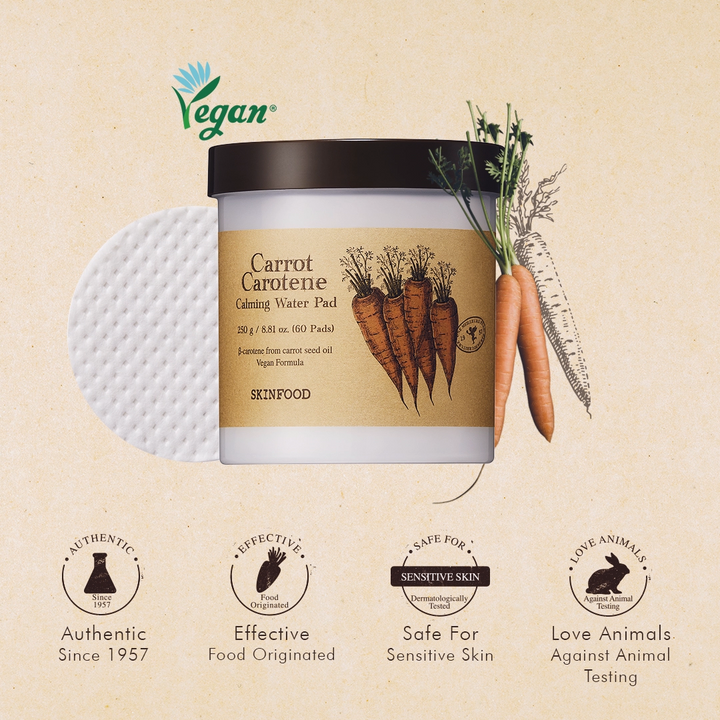 Skinfood Carrot Carotene Calming Water Pad Special Plus Set