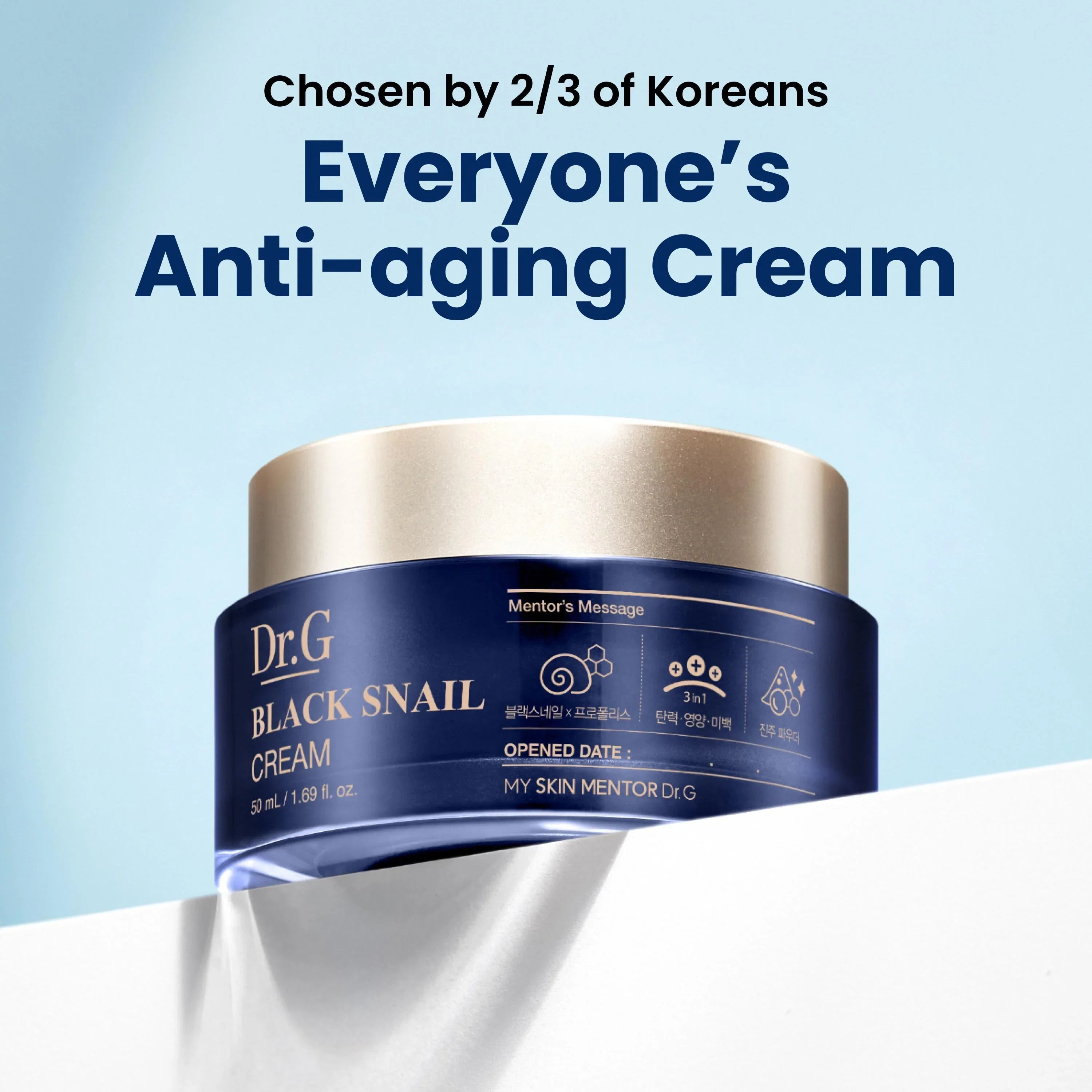 Dr.G Black Snail Cream Duo Set