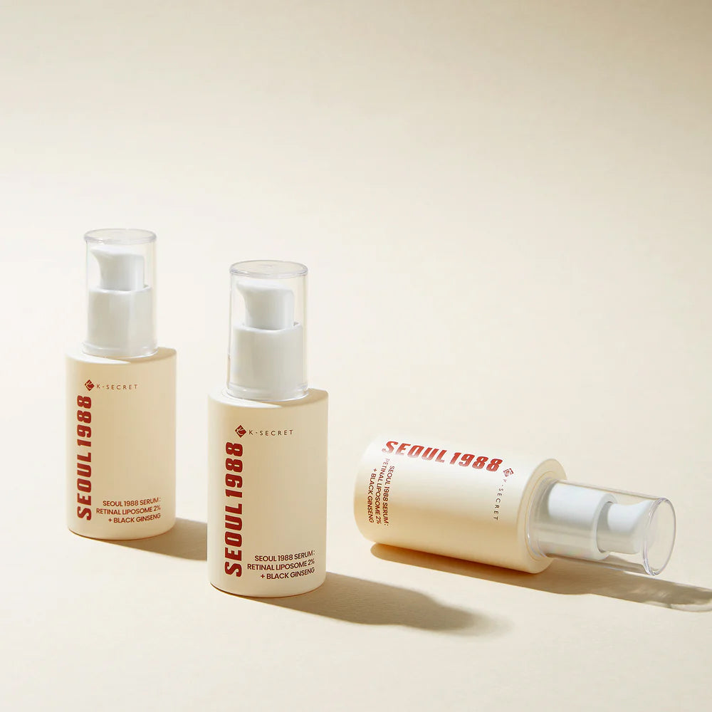 K-Secret Seoul 1988 Serum: Retinal Liposome 2%+ Black Ginseng 30ml