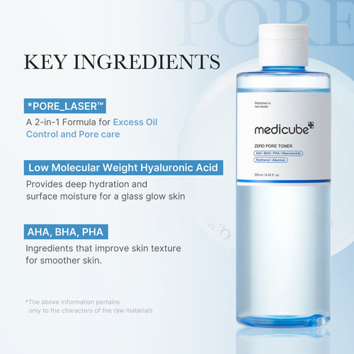 Medicube Zero Pore Toner 250ml