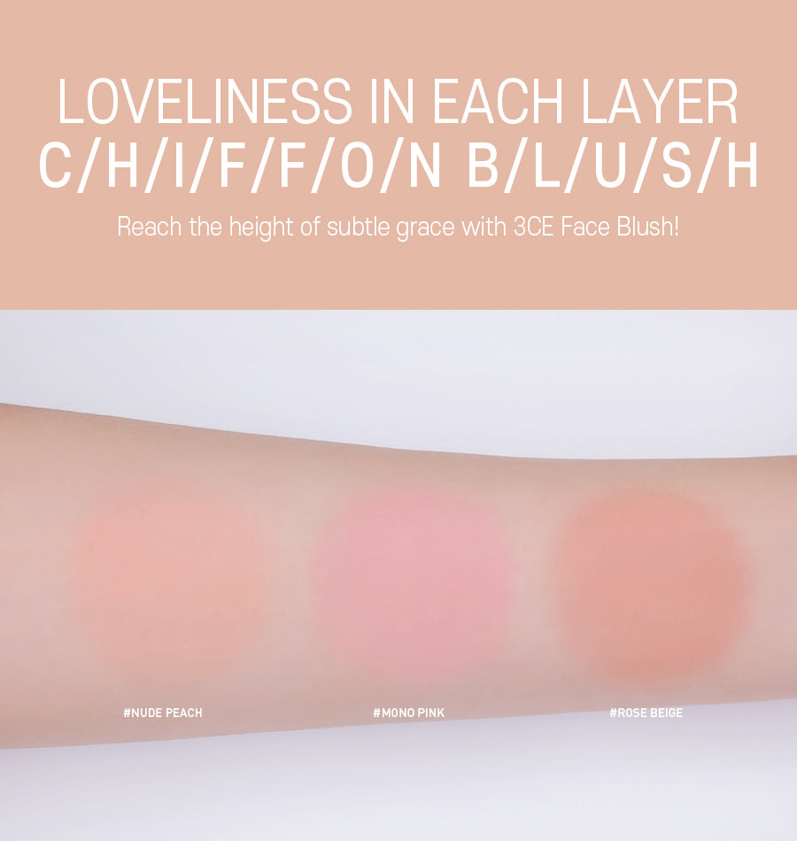 3CE Stylenanda Face Blush #Nude Peach