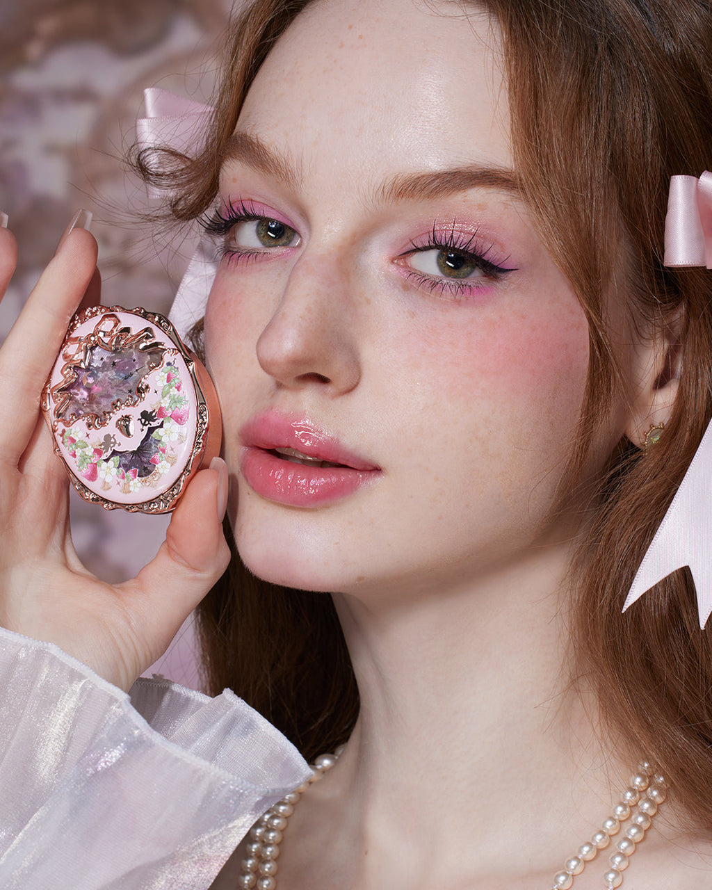 Flower Knows Strawberry Rococo Series Embossed Blush
