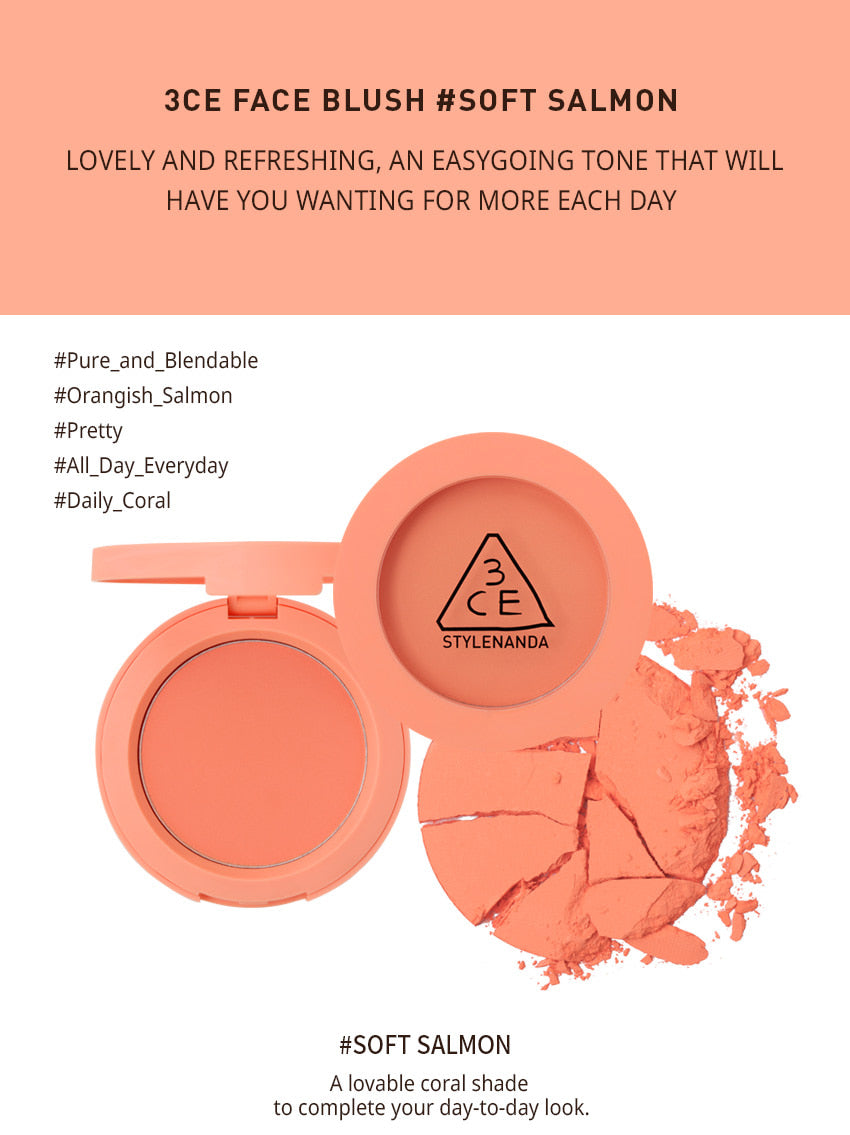 3CE Stylenanda Face Blush #Soft Salmon