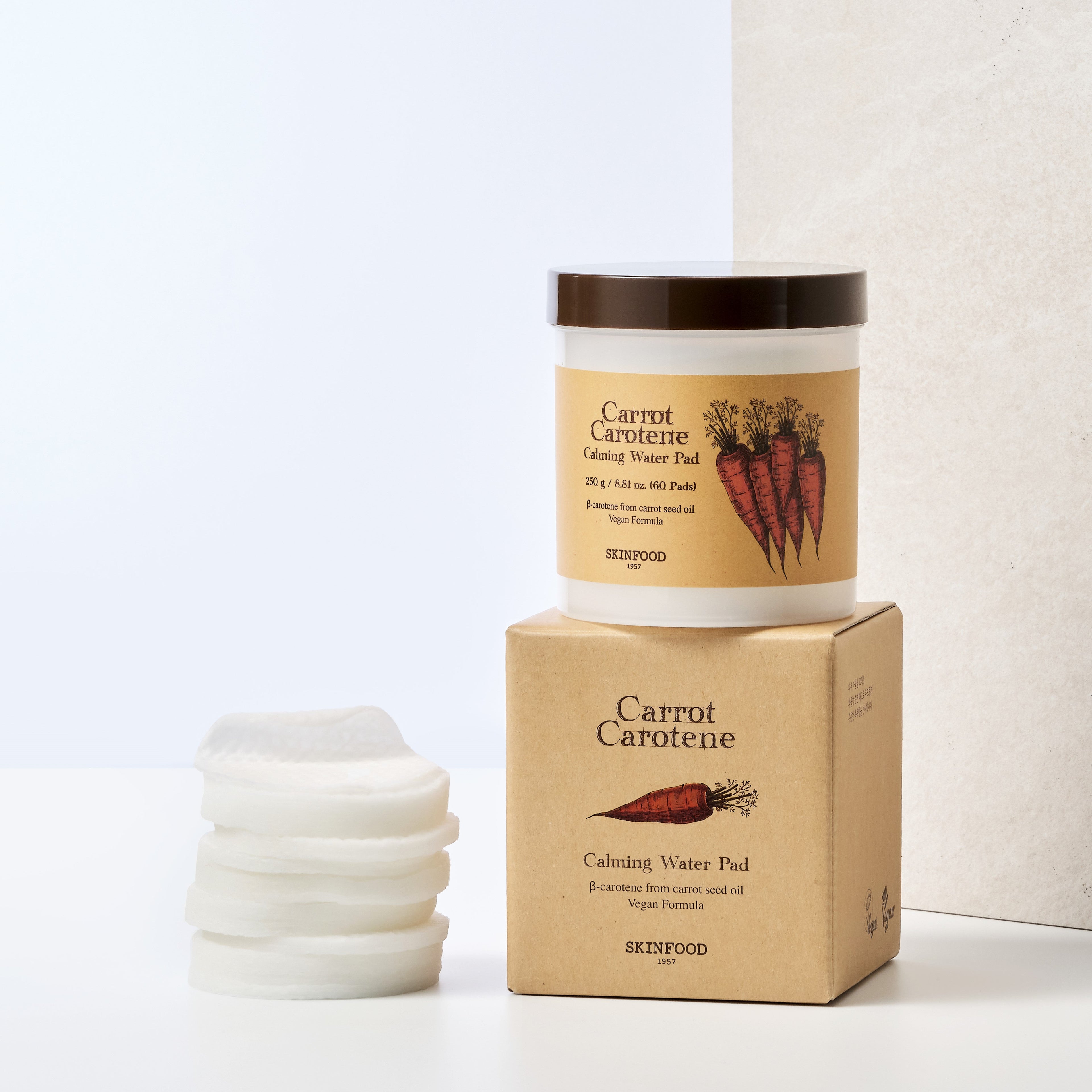 Skinfood Carrot Carotene Calming Water Pad Special Plus Set