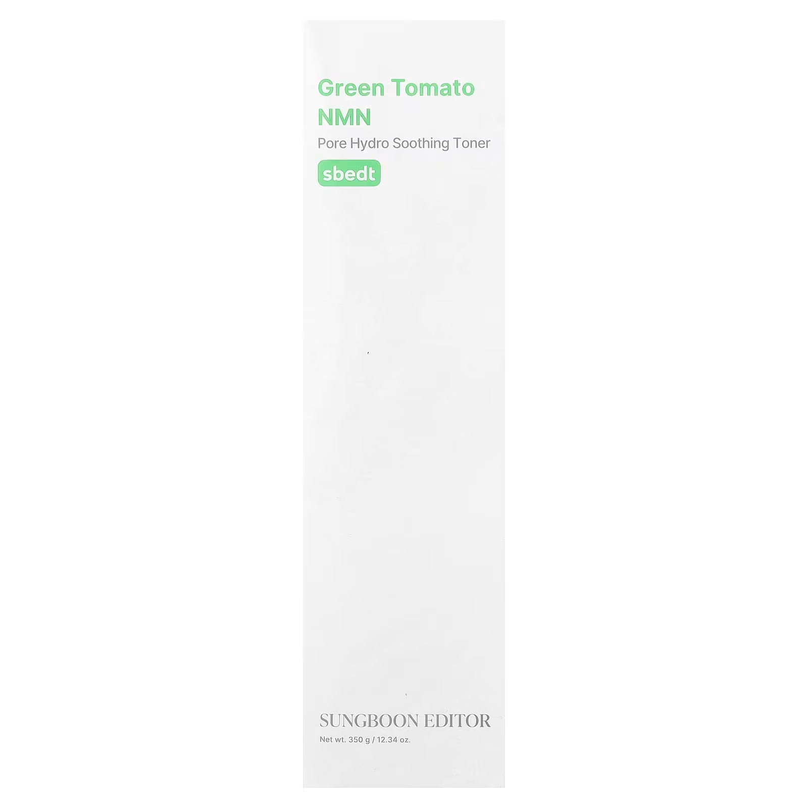 Sungboon Editor Green Tomato NMN Pore Hydro Soothing Toner 350ml