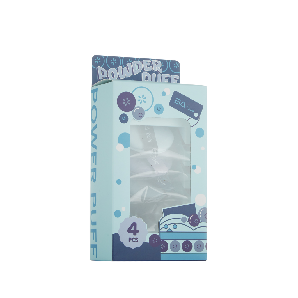 BA Tools Cushion Puff 4pcs Blueberry Cake