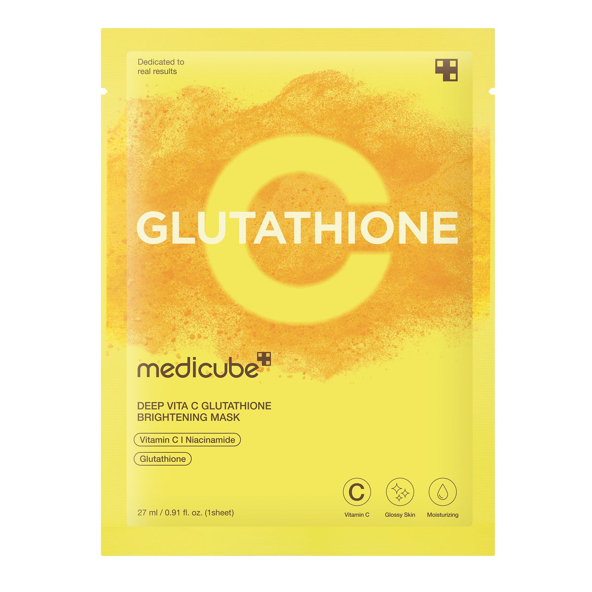 Medicube Deep Vita C Glutathione Brightening Mask 1Pc