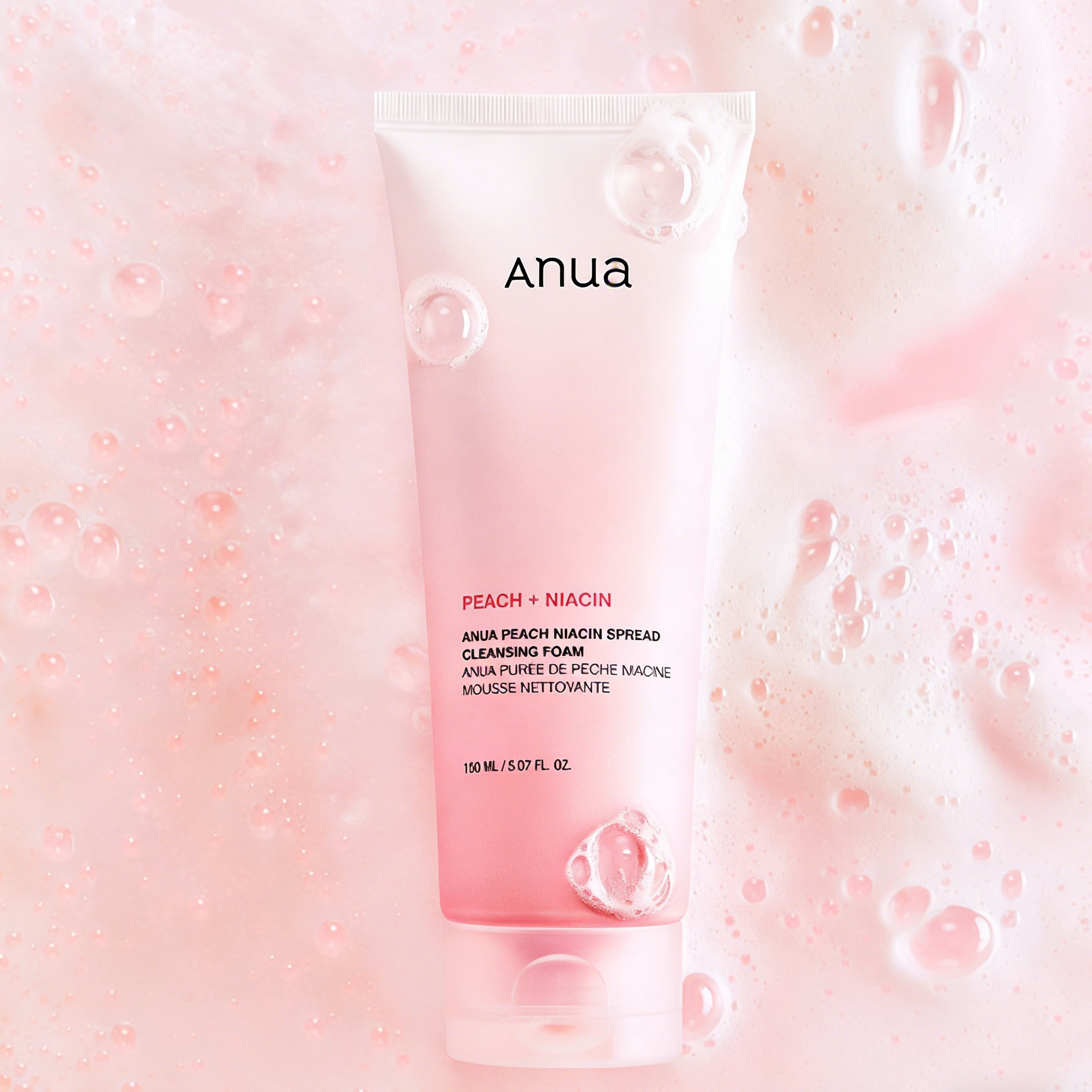 Anua Peach Niacin Spread Cleansing Foam 150ml