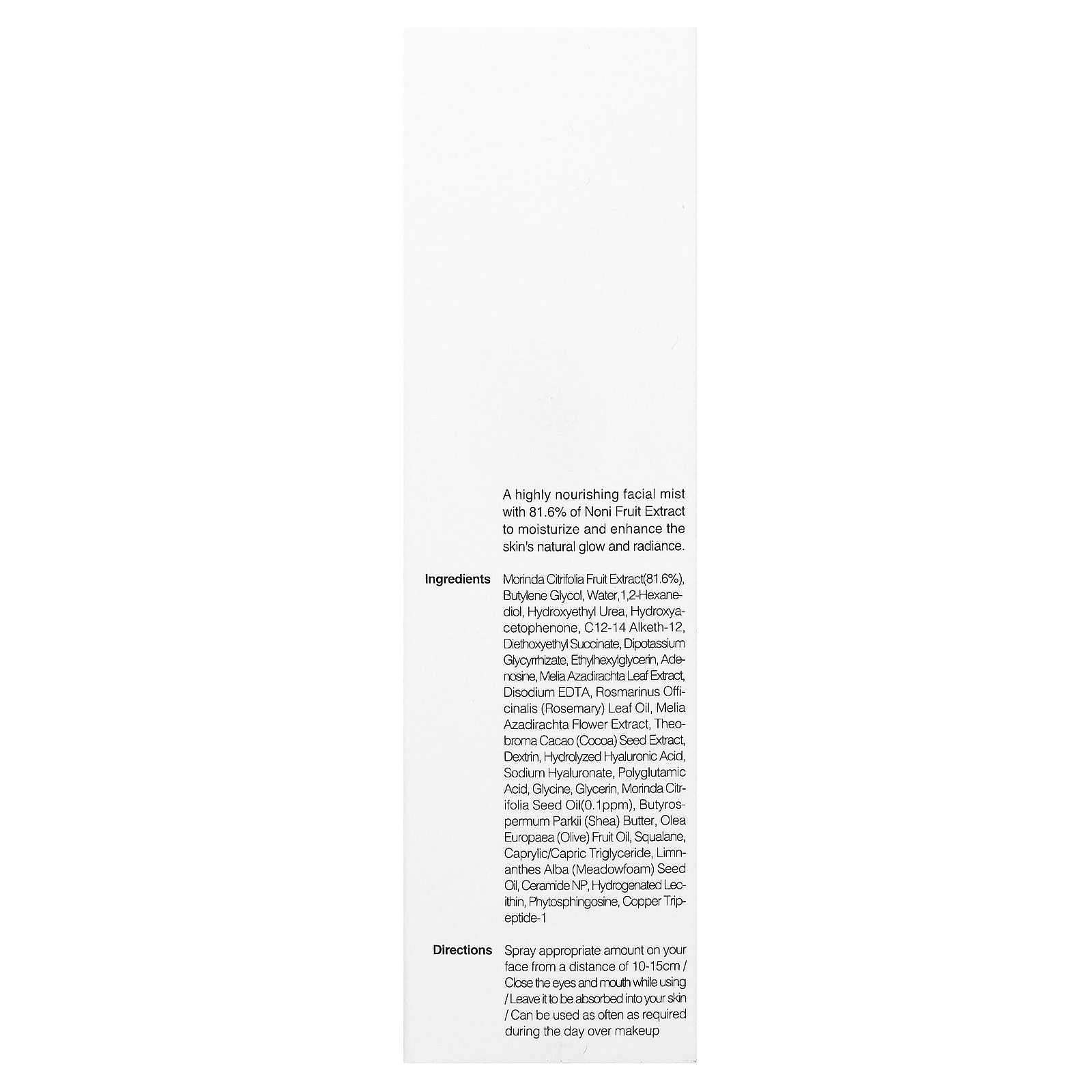 Celimax Renew Noni Energy Ampoule Mist 50ml