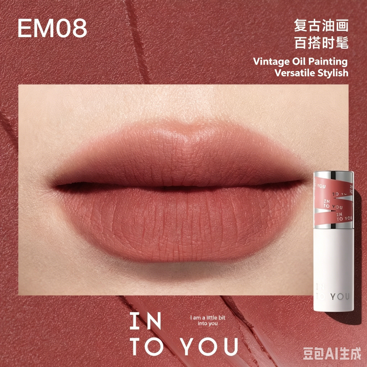 INTO YOU Shero Super Matte Lip And Cheek Mud - Image 2
