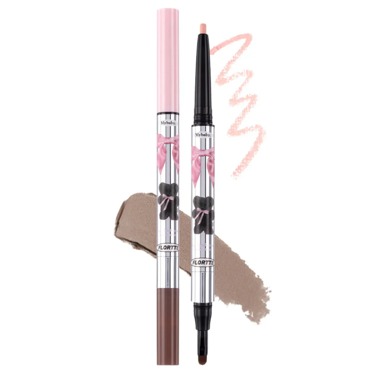 Flortte Peng Peng Princess Double-Headed Lying Silkworm Pen