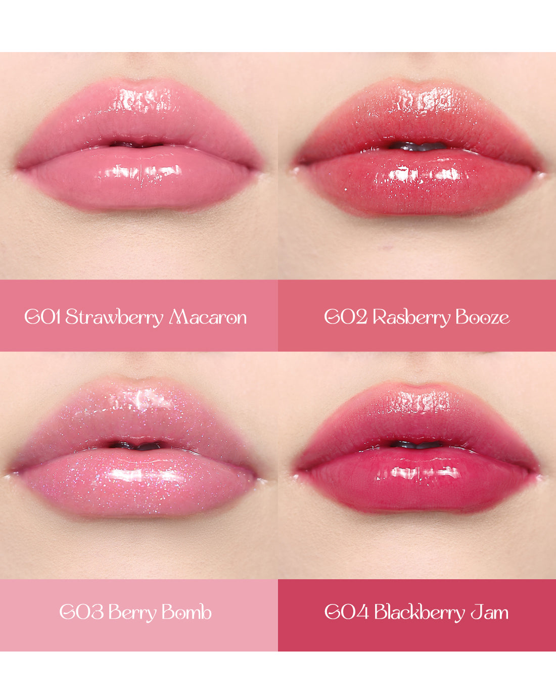 Flower Knows Strawberry Rococo Series Glowy Lip Gloss
