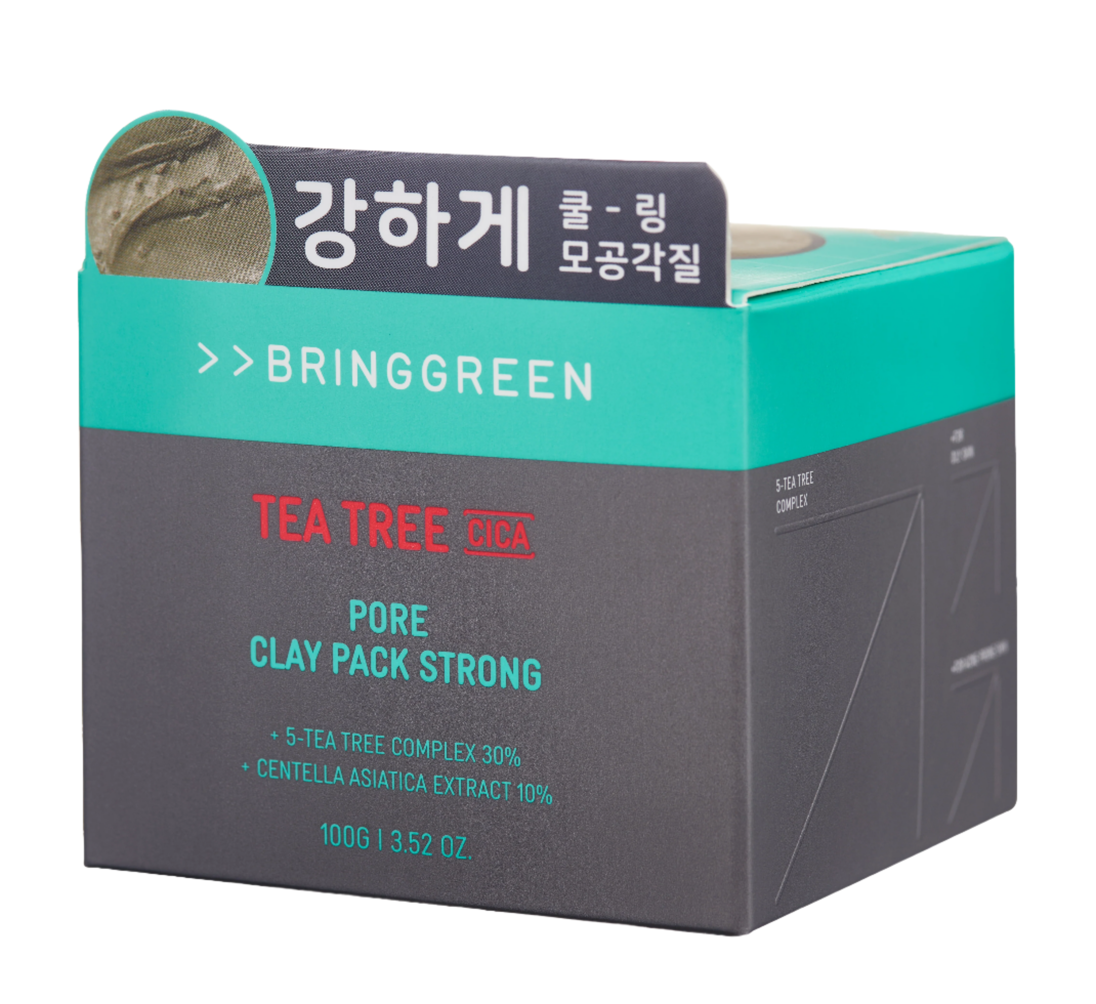 Bringgreen Tea Tree Cica Pore Clay Pack Strong 100g
