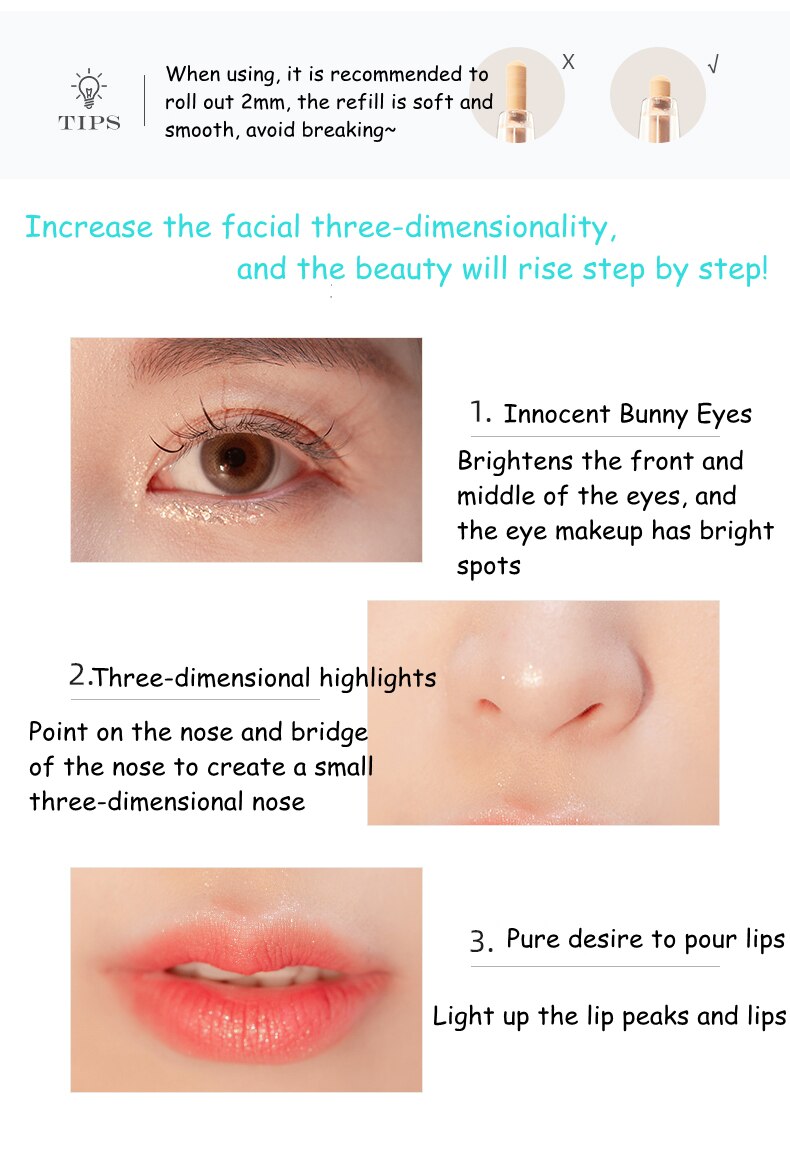 Flortte I Love Myself Silkworm Eye Shadow Pen 0.2g