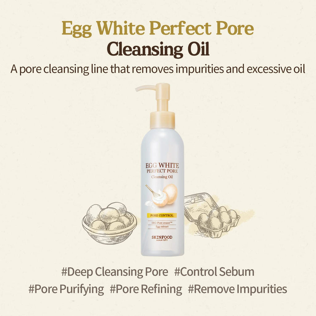 Skinfood Egg White Perfect Pore Cleansing Oil 200ml