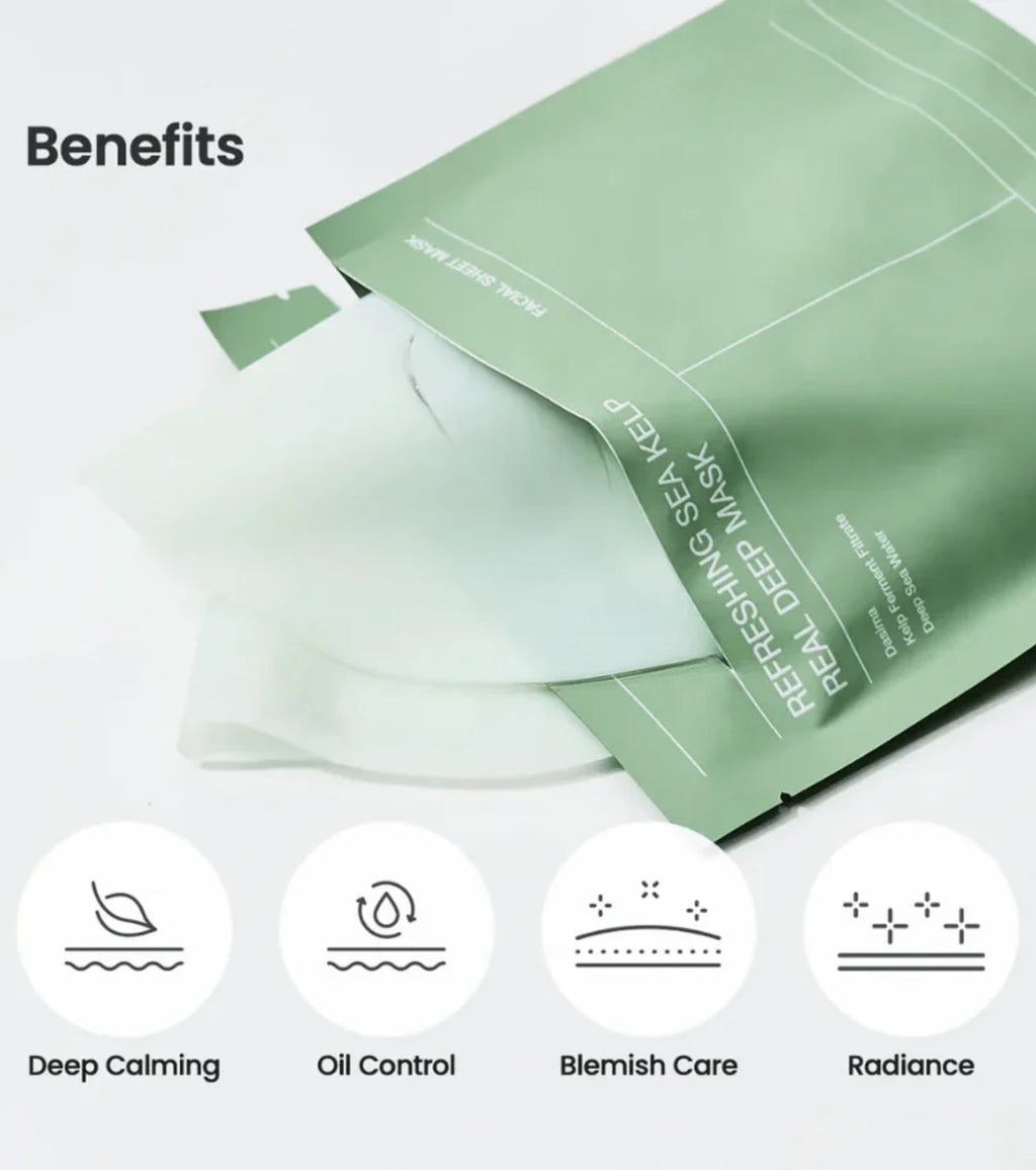 Biodance Refreshing Sea Kelp Real Deep Mask 1Pcs