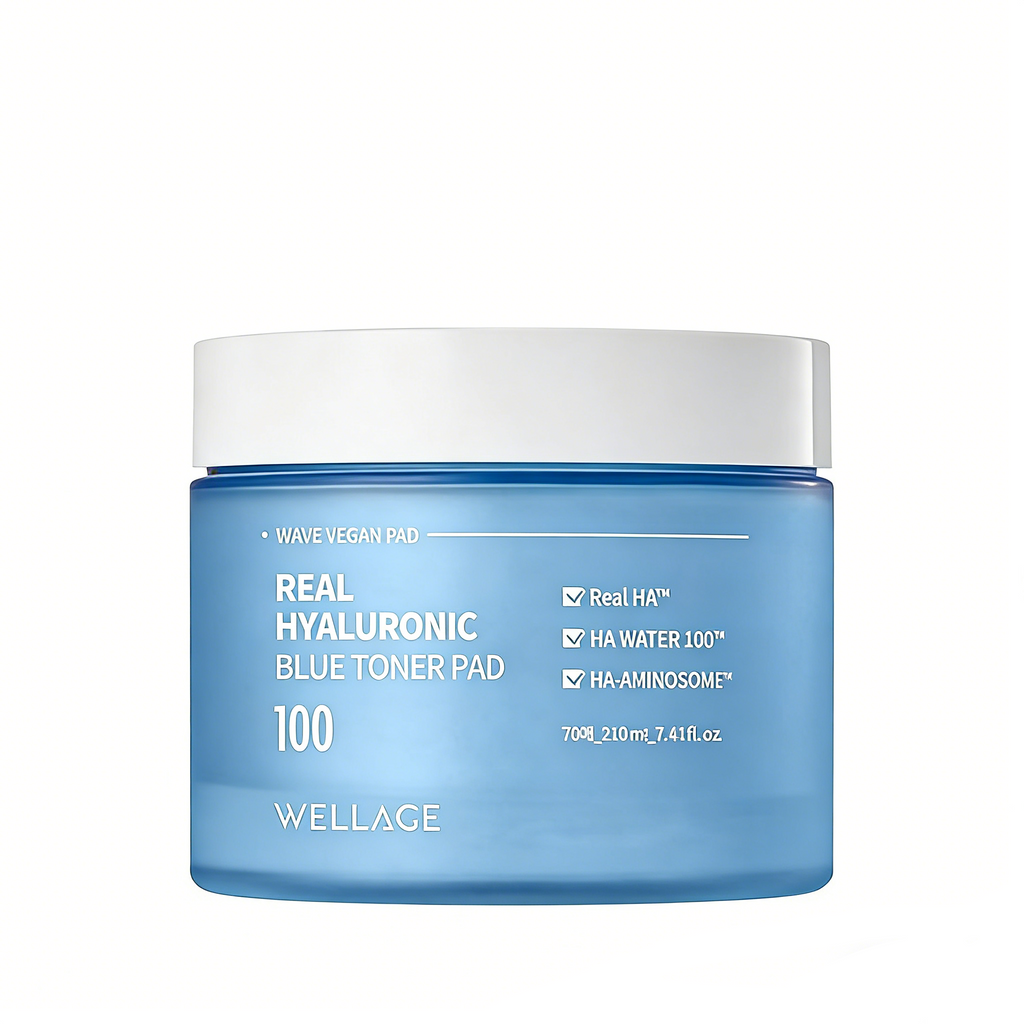 Wellage Real Hyaluronic Blue Toner Pad 210ml