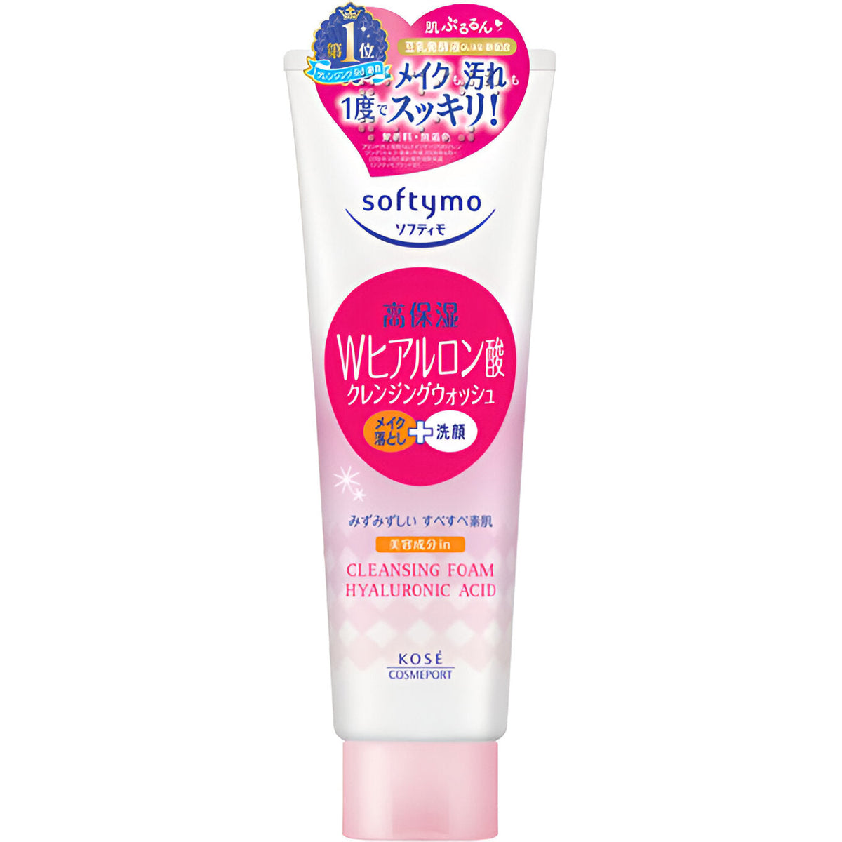 Kose Softymo Super Cleansing Wash Hyaluronic Acid 190g