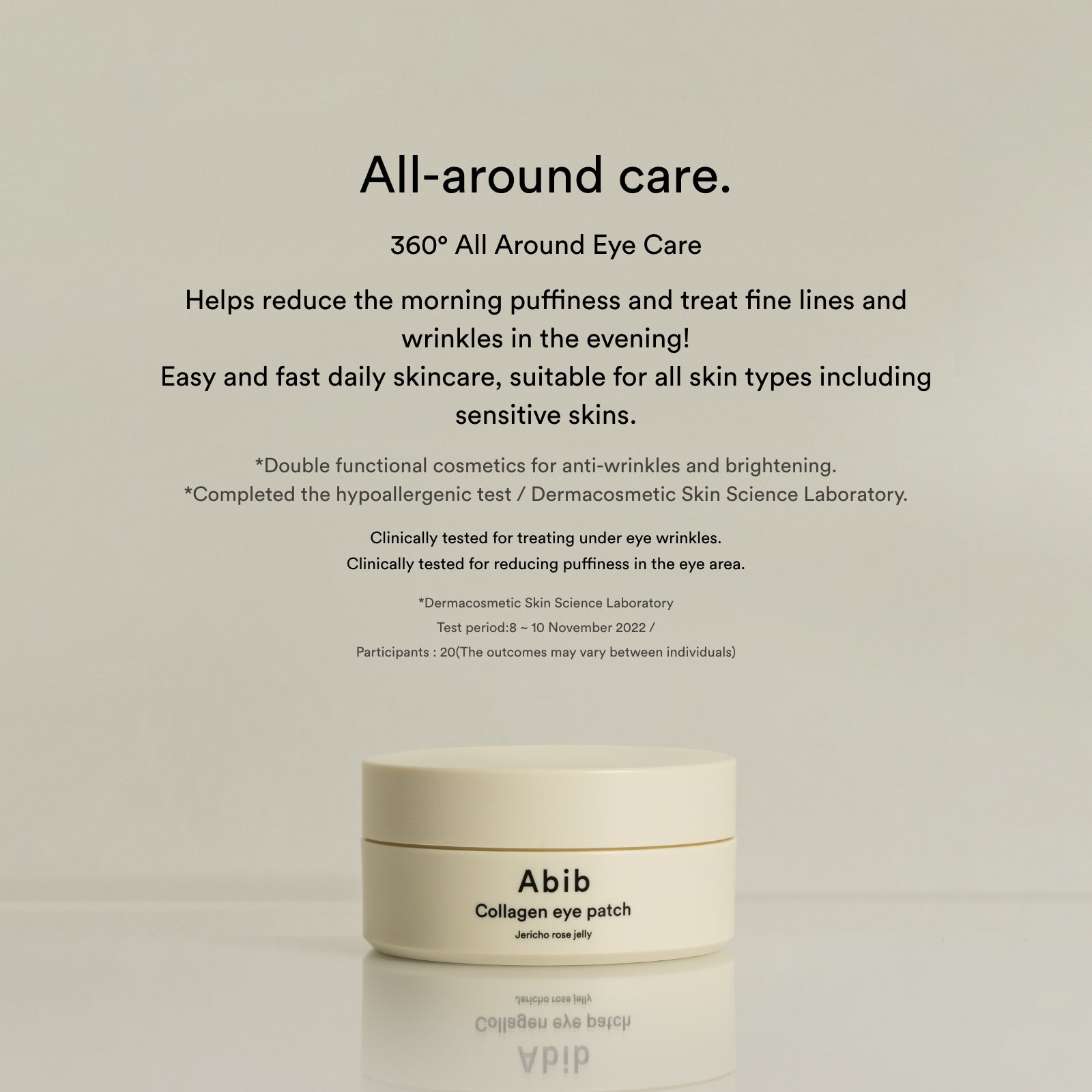Abib Collagen Eye Patch Jericho Rose Jelly 60pcs