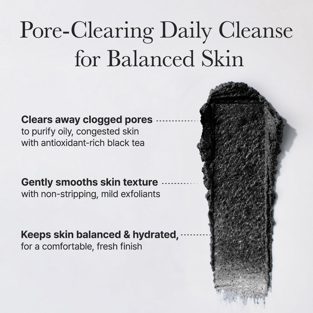 Arencia Black Tea Rice Mochi Cleanser 120g