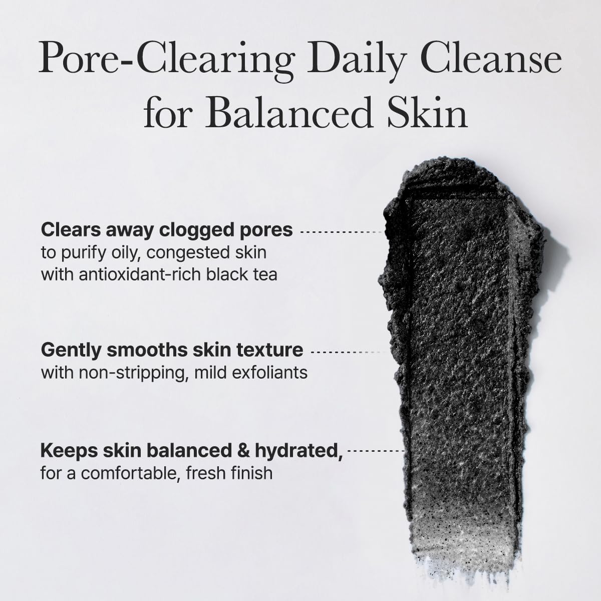 Arencia Black Tea Rice Mochi Cleanser 120g
