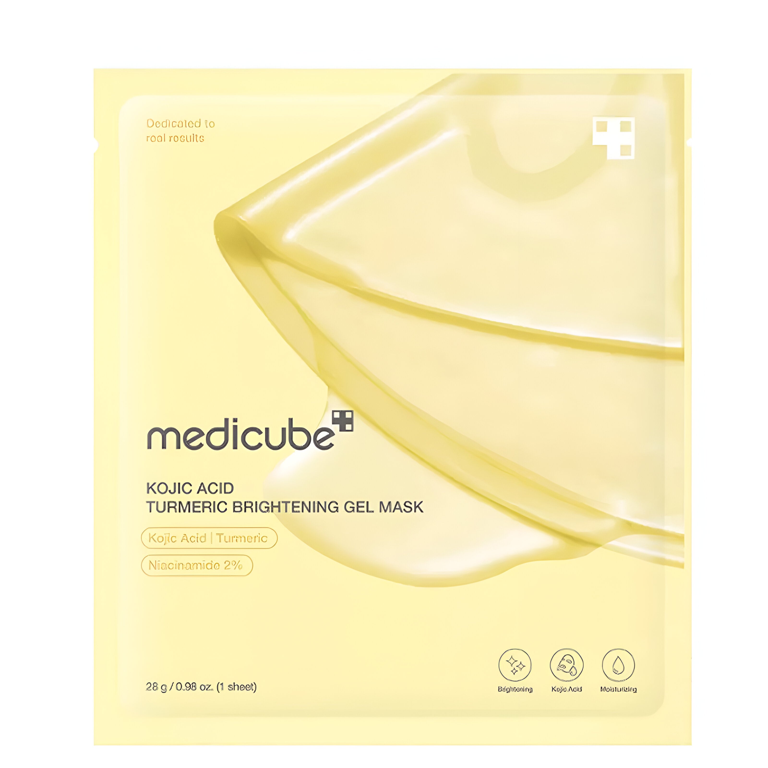 Medicube Kojic Acid Turmeric Brightening Gel Mask 1Pc